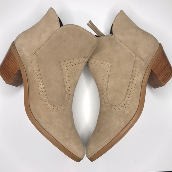 NEW Rebecca Minkoff Suede Lulu Ankle Booties - Picture 3 of 8